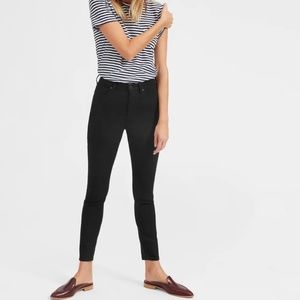 Everlane black high rise skinny jeans NWT